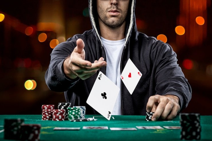 Close-up of card dealing and betting interface on sl777